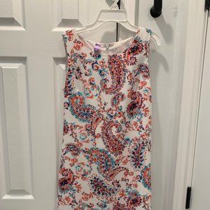 Talbots Brightly Colored Sheath - Size 6